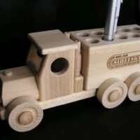 Auto Stifthalter Holz Werbeartikel