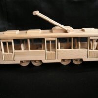 Straßenbahn Spielzeug personalisiertes Geschenk für Kinder