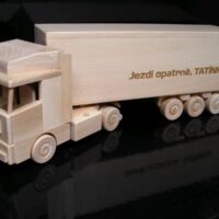 Holzgeschenk für Lkw-Fahrer Vater Geburtstag Truck