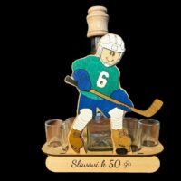 Geschenkideen für Eishockeyspieler Glasflasche