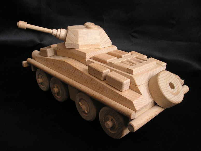 Militärtransporter, Panzer – Holzspielzeug Geschenke für Soldaten
