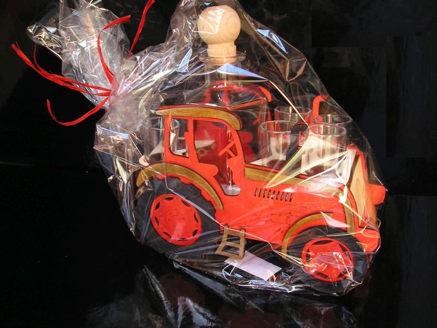 Geschenk für Traktorfahrer Flaschen