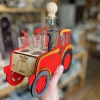 Flasche mit Traktor Geschenk für Traktorfahrer