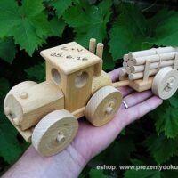 Holztraktor Spielzeug