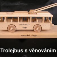 Oberleitungsbusse Holzspielzeug, Holzgeschenke