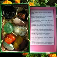 Trommelsteine Kristalle Sets für Kinder mit Beschreibung der Edelsteine