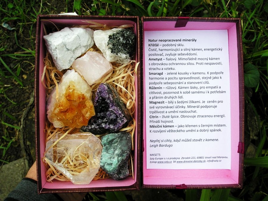 Mineralsteine Sets Kristalle für Kinder