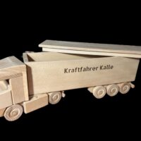 Lkw Modell für Fahrer mit personalisiertem Namen und Text
