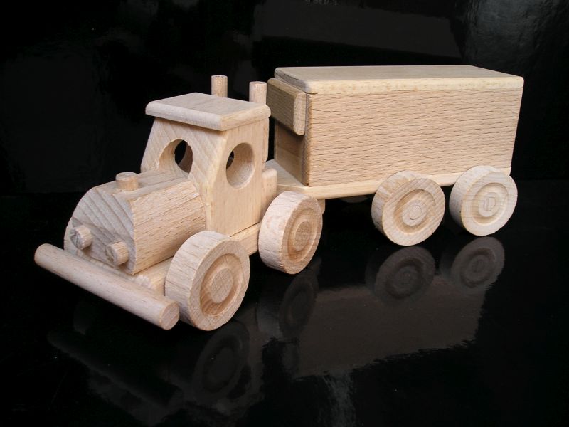 Holz-Truck Geschenke für LKW-Fahrer, Holzkamion