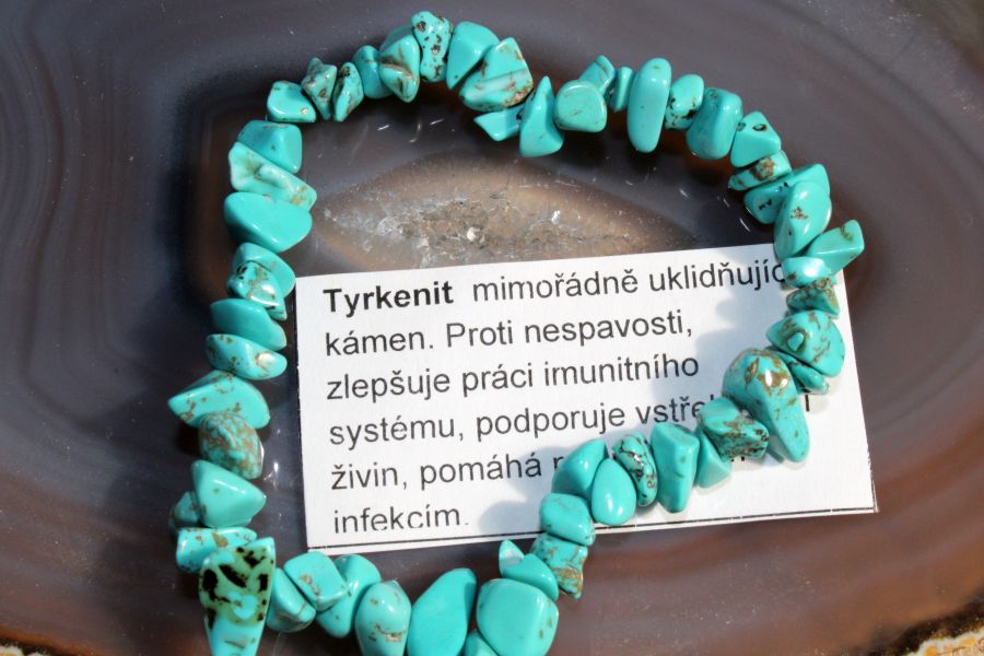 Náramek tyrkenit krystal minerál