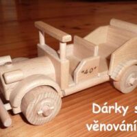 Holz-Oldtimer Auto, Veteranen-PKW