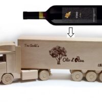 Holzgeschenk für Lkw-Fahrer zum 50.