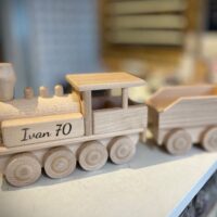 Geschenk für Eisenbahner Dampflokomotive