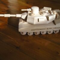 Militärpanzer Abrams für Soldaten Holzgeschenke und Spielzeug