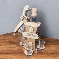 Flasche mit Zapfhahn zum 40., 50., 60. Geburtstag