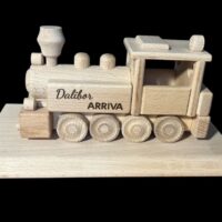Eisenbahn Geschenk Modell auf Sockel