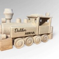 Geschenk für Eisenbahnfans Holzmodellbahn