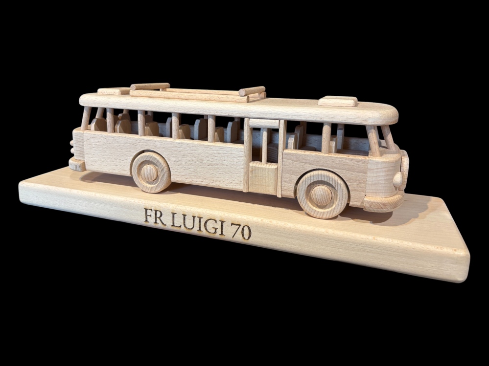 Geburtstags-bus für Busfahrer mit Namens Personalisierung