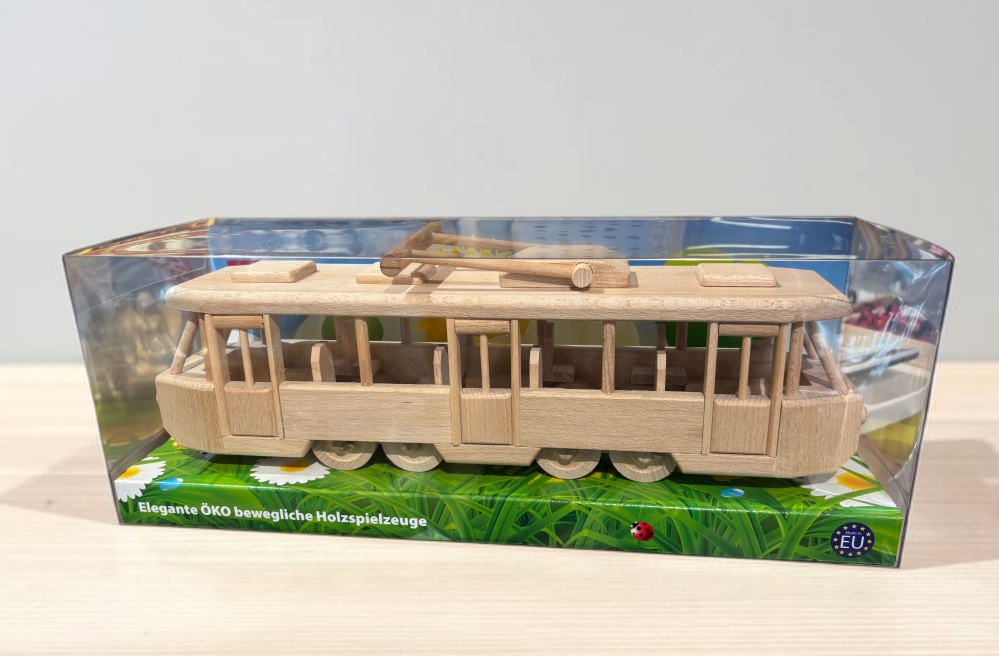 Straßenbahn Geschenk Andenken für Straßenbahnfahrer mit Name und Widmung