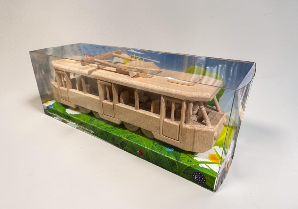 Geschenk für Straßenbahnfahrer mit Widmung zum Ruhestand