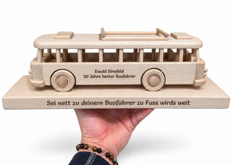 Personalized bus model – gift for a bus driver