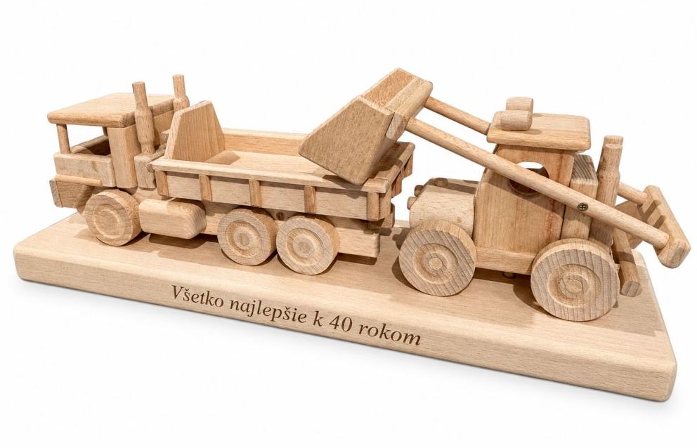 Modèles de véhicules de chantier personnalisés – cadeaux originaux