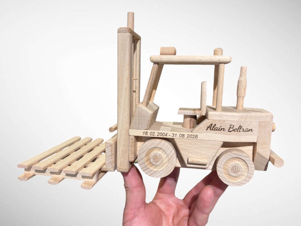 Modelo de carretilla elevadora personalizado – regalo para carretillero